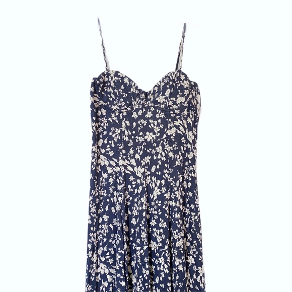 Free People Floral Printed Bustier Maxi Dress - Picture 8 of 8